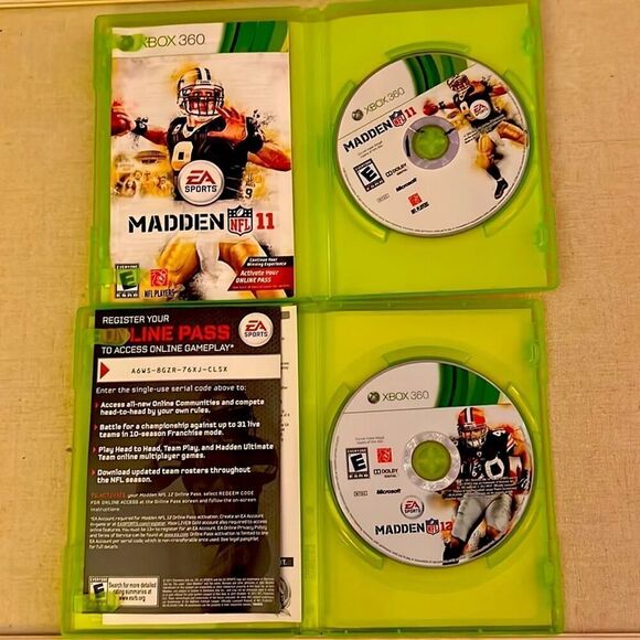 Xbox 360 Madden NFL 12, NFL 13, Madden NFL 25 w cases and manuals - Picture 2 of 5